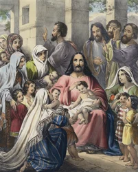 Christ Blessing Little Children